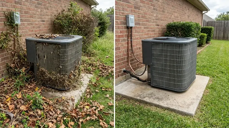 AC maintenance before after West Palm Beach