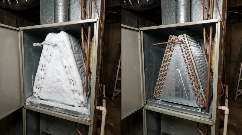 Frozen evaporator coil repair West Palm Beach FL